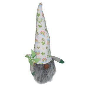 Huntington Home Spring St. Patrick's Day Gnome Decoration - Rainbow & Clover Hat